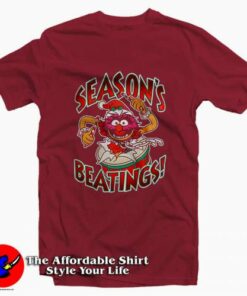 The Muppets Seasons Beatings Christmas Tee Shirt The Muppets Seasons Beatings Christmas Tee Shirt