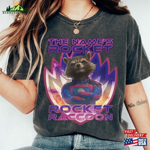 The Name’S Rocket Raccoon Shirt Guardians Of Galaxy Volume 3 Marvel Movie 2023 Classic Hoodie