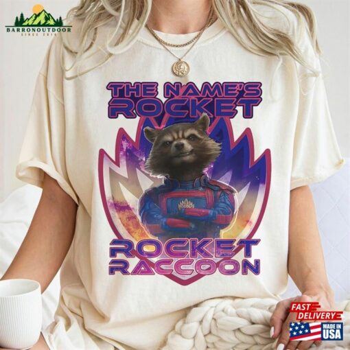 The Name’S Rocket Raccoon Shirt Guardians Of Galaxy Volume 3 Marvel Movie 2023 Classic Hoodie