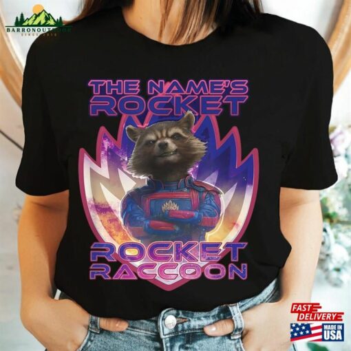 The Name’S Rocket Raccoon Shirt Guardians Of Galaxy Volume 3 Marvel Movie 2023 Classic Hoodie