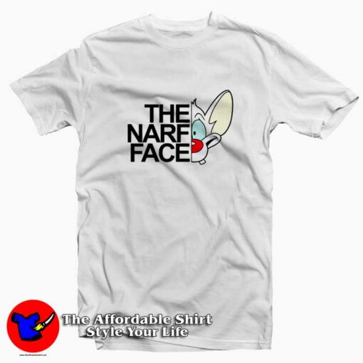 The Narf Face Parody Pinky and the Brain T-shirt On Sale