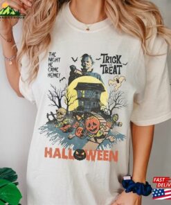 The Night He Came Home Shirt Retro Michael Myers Horror Movies Tee Unisex Classic The Night He Came Home Shirt Retro Michael Myers Horror Movies Tee Unisex Classic