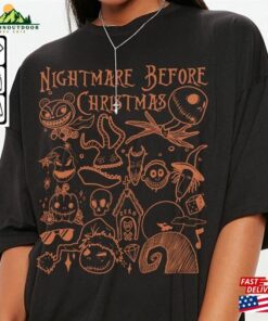 The Nightmare Before Christmas Horror Movie Doodle Art Shirt Vintage Merch Sweatshirt Unisex Hoodie 2 The Nightmare Before Christmas Horror Movie Doodle Art Shirt Vintage Merch Sweatshirt Unisex Hoodie 3