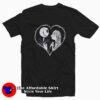 The Nightmare Before Christmas Jack & Sally Heart T-shirt On Sale