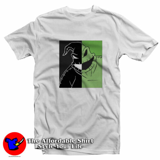 The Nightmare Before Christmas Oogie Boogie Split T-Shirt On Sale