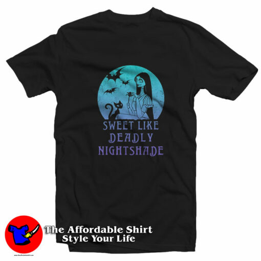 The Nightmare Before Christmas Sally Moon T-Shirt On Sale