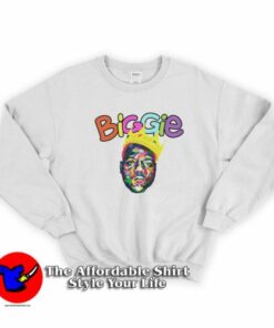 The Notorious Crowned Biggie Colorful Sweatshirt On Sale 1 The Notorious Crowned Biggie Colorful Sweatshirt On Sale 2
