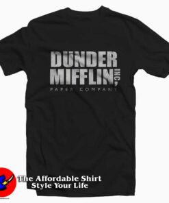 The Office Dunder Mifflin Graphic Unisex T-shirt On Sale The Office Dunder Mifflin Graphic Unisex T-shirt On Sale