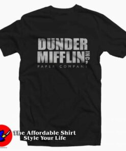 The Office Dunder Mifflin Graphic Unisex T-shirt On Sale The Office Dunder Mifflin Graphic Unisex T-shirt On Sale