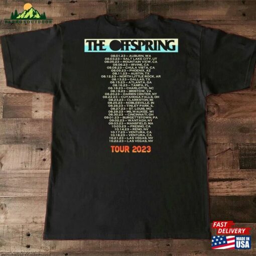 The Offspring Tour 2023 T-Shirt Sum 41 Summer Plan Shirt Let Bad Times Roll Hoodie Classic