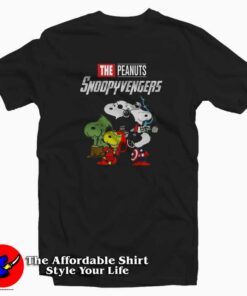The Peanuts Snoopyvengers Marvel T-Shirt Parody The Peanuts Snoopyvengers Marvel T-Shirt Parody