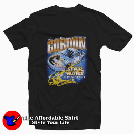 The Phantom Menace Jeff Gordon Star Wars T-Shirt On Sale