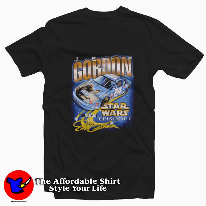 The Phantom Menace Jeff Gordon Star Wars T-Shirt On Sale The Phantom Menace Jeff Gordon Star Wars T-Shirt On Sale