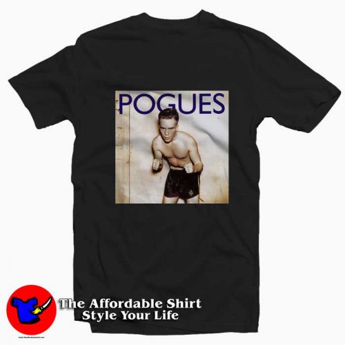 The Pogues Peace and Love Graphic Vintage T-Shirt On Sale The Pogues Peace and Love Graphic Vintage T-Shirt On Sale