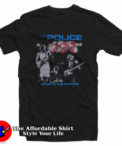 The Police Ghost In The Machine Euro Tour T-Shirt On Sale The Police Ghost In The Machine Euro Tour T-Shirt On Sale