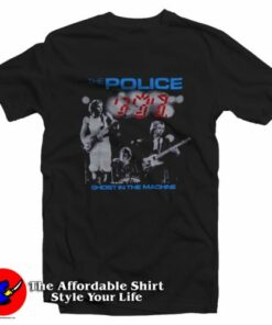 The Police Ghost In The Machine Euro Tour T-Shirt On Sale