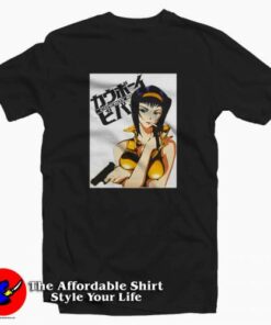 The Potrait Of Faye Valentine From Cowboy T-shirt On Sale The Potrait Of Faye Valentine From Cowboy T-shirt On Sale