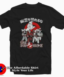 The Real Ghostbusters Busters In Japan T-shirt On Sale The Real Ghostbusters Busters In Japan T-shirt On Sale