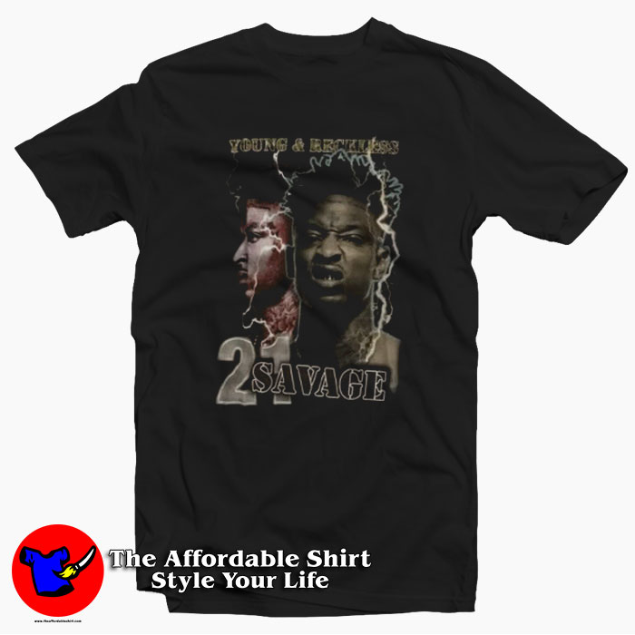 The Reaper Young and Reckless x 21 Savage T-shirt On Sale The Reaper Young and Reckless x 21 Savage T-shirt On Sale