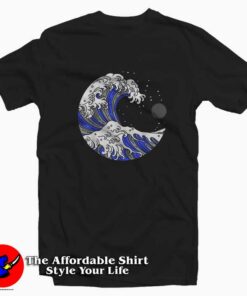 The Retro Japan Ocean Waves Graphic T-Shirt On Sale The Retro Japan Ocean Waves Graphic T-Shirt On Sale