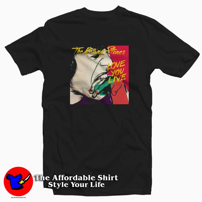 The Rolling Stones Love You Live T-shirt On Sale The Rolling Stones Love You Live T-shirt On Sale