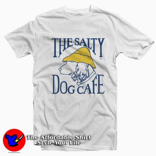 The Salty Dog Factory Cafe Graphic Unisex T-Shirt On Sale