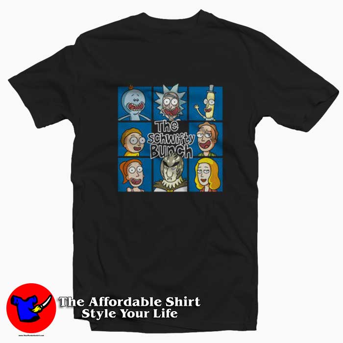 The Schwifty Bunch Friends Parody T-shirt On Sale The Schwifty Bunch Friends Parody T-shirt On Sale