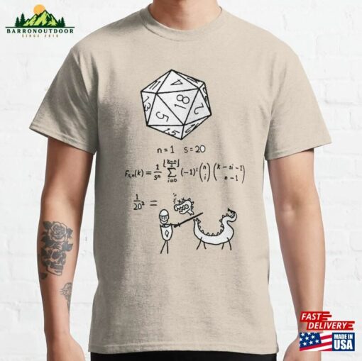 The Science Of 20 Sided Dice Dnd D20 T-Shirt Hoodie