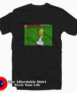 The Simpsons Homer Hedge Meme Unisex T shirt On Sale 1