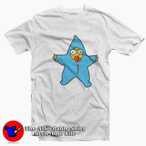 The Simpsons Maggie Snow Suit Graphic T-Shirt On Sale