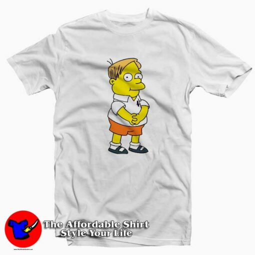 The Simpsons Martin Prince Cartoon Comic T-Shirt On Sale