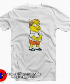 The Simpsons Martin Prince Cartoon Comic T-Shirt On Sale