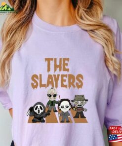 The Slay Ers Horro R Movie Characters Shirt Halloween Character Friends Unisex Classic The Slay Ers Horro R Movie Characters Shirt Halloween Character Friends Unisex Classic