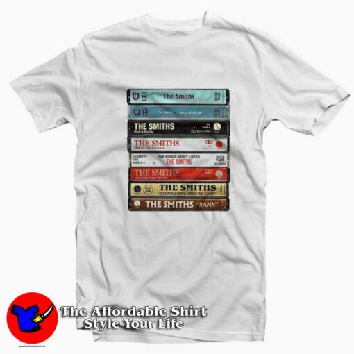 The Smiths Cassette Music Album Cover T-shirt On Sale