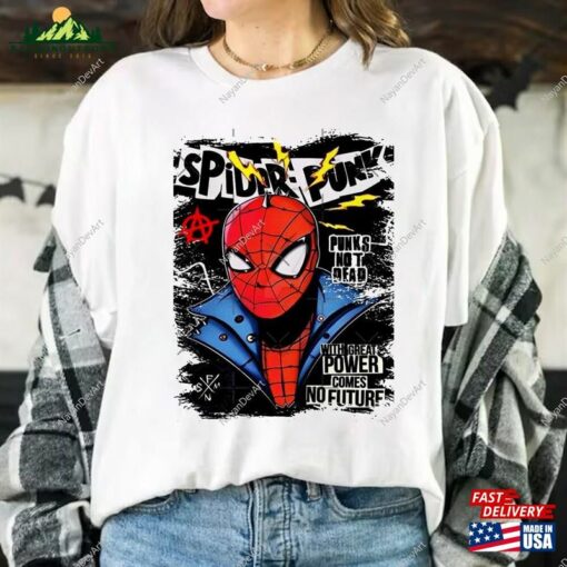 The Spider Verse Punk Shirt Sweatshirt Unisex