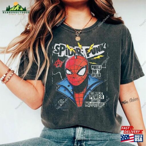 The Spider Verse Punk Shirt Sweatshirt Unisex