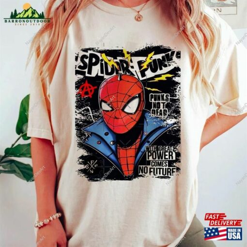 The Spider Verse Punk Shirt Sweatshirt Unisex