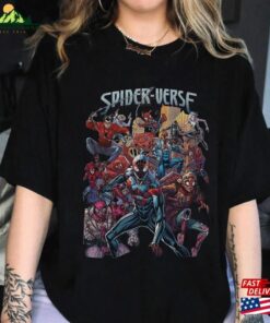 The Spider Verse Shirt Black Man Punk Classic Hoodie The Spider Verse Shirt Black Man Punk Classic Hoodie