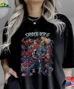 The Spider Verse Shirt Black Man Punk Classic Hoodie 2 The Spider Verse Shirt Black Man Punk Classic Hoodie 3
