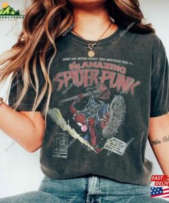 The Spiderman Amazing Spider Punk Shirt Sweatshirt Classic The Spiderman Amazing Spider Punk Shirt Sweatshirt Classic