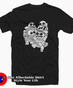 The Squirtle Squad Pokemon Unisex T-shirt On Sale