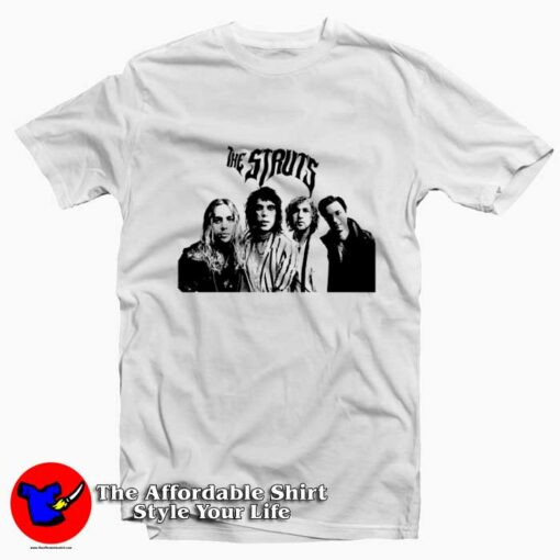 The Struts art English Rock Music Band Vintage T-shirt On Sale