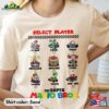 The Super Mario Bros 2023 Shirt Select Player Character Sweatshirt Classic