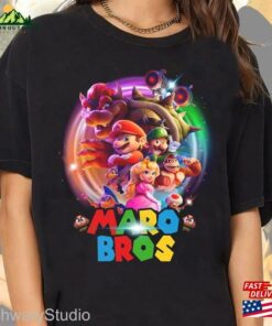 The Super Mario Bros Movie Shirt High Resolution 2023 T-Shirt Sweatshirt
