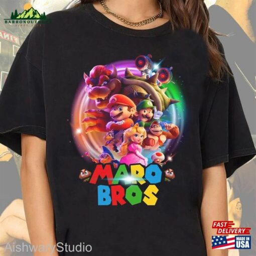 The Super Mario Bros Movie Shirt High Resolution 2023 T-Shirt Sweatshirt