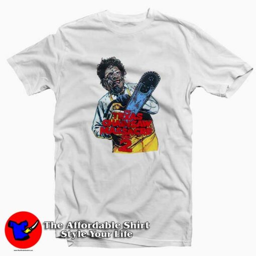 The Texas Chainsaw Massacre 2 Graphic T-Shirt On Sale