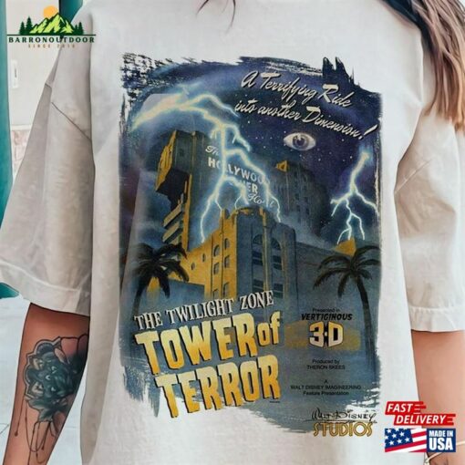 The Twilight Zone Tower Shirt Vintage Movie Disney T-Shirt Mickey Mouse Sweatshirt Hoodie