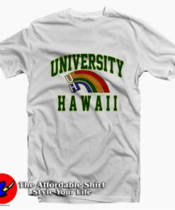The University Of Hawaii Rainbow Unisex T shirt On Sale 2