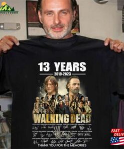 The Walking Dead 13 Years 2010 2023 Anniversary Signature Shirt Sweatshirt T-Shirt