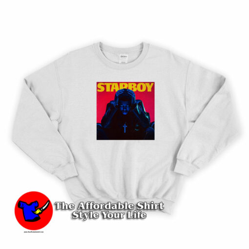 The Weeknd Starboy Album Cover Sweatshirt On Sale